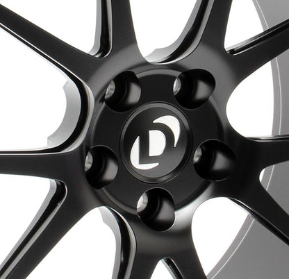 Forgeline GA1R Performance Wheel Set - 2007-2013 BMW 335i xDrive Front/Rear: 20 x 9 - Black - Dinan Center Cap - E90/E92E93