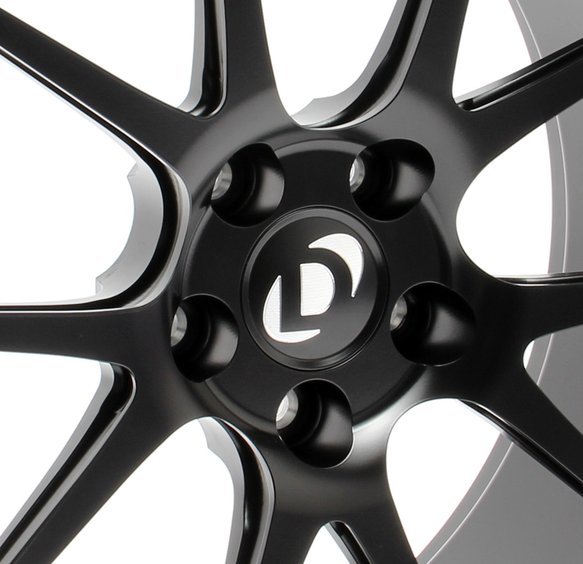 Forgeline GA1R Performance Wheel Set - 2008-2013 BMW M3 Front: 20 x 9.5 - Rear: 20 x 10 - Black - Dinan Center Cap - E90/E92/E93