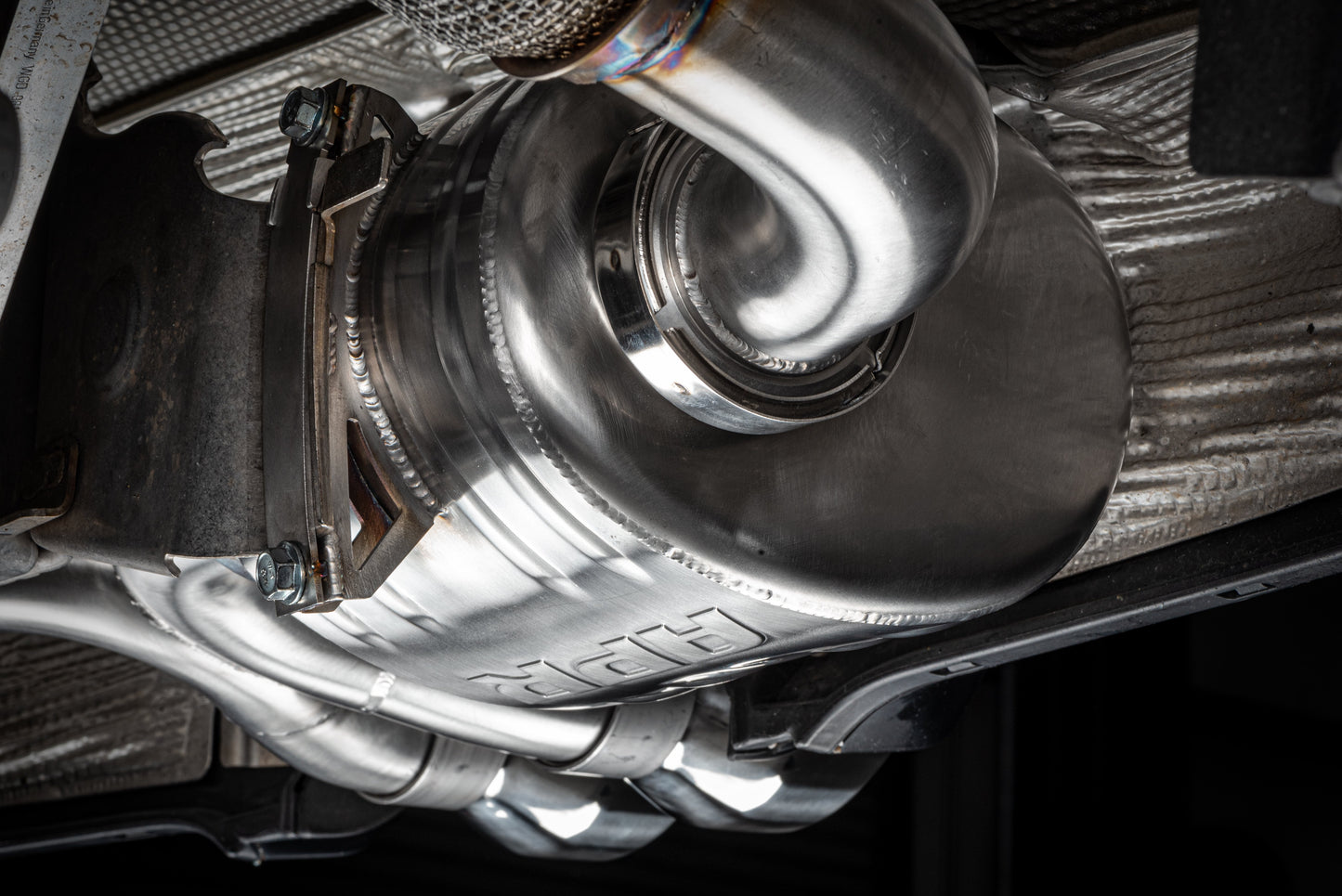 APR Catback Exhaust System Left Muffler - 718 (982) 2.0T/2.5T
