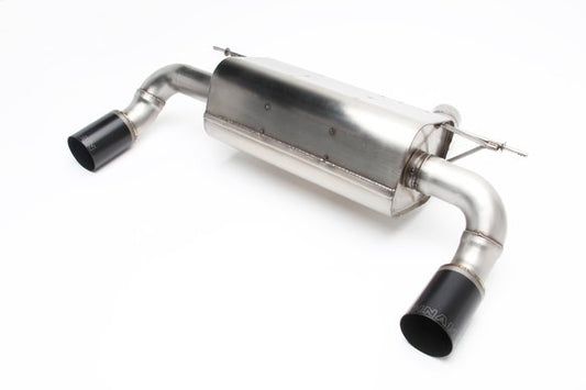 Dinan Free Flow Axle-Back Exhaust - 2012-2016 BMW 335i/435i Stainless Steel - Black Tips - F30/F32