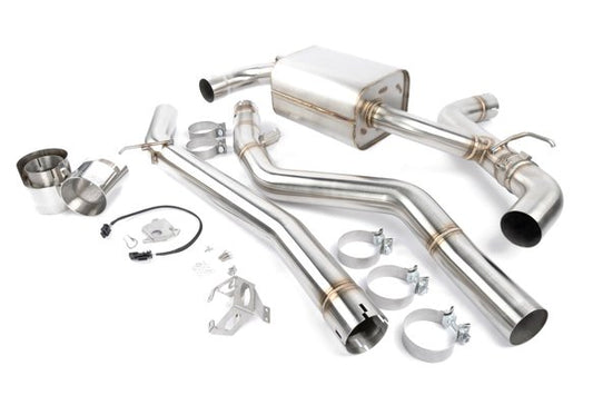 Dinan Valved Cat-Back Exhaust - 2020-2025 Toyota GR Supra 3.0 Stainless Steel - Polished Tips - A90/A91