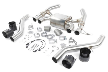 Dinan Valved Axle-Back Exhaust - 2023-2025 BMW M2 Stainless Steel - Black Tips - G87