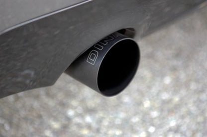 Dinan Free Flow Axle-Back Exhaust - 2007-2013 BMW 335i/335is/335xi Stainless Steel - Black Tips - E92/E93