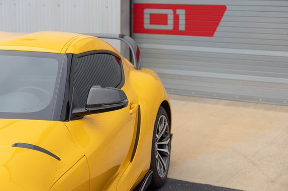 Dinan Side Hood Vent Covers - 2020-2025 Toyota GR Supra Carbon Fiber - A90/A91