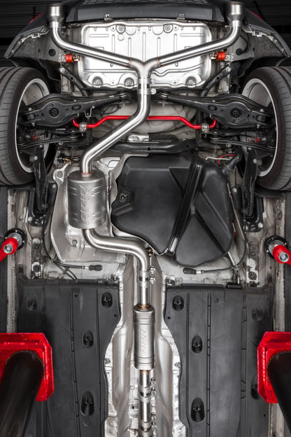 APR Catback Exhaust System Front Muffler - GTI/TRC (MK7/MK7.5)