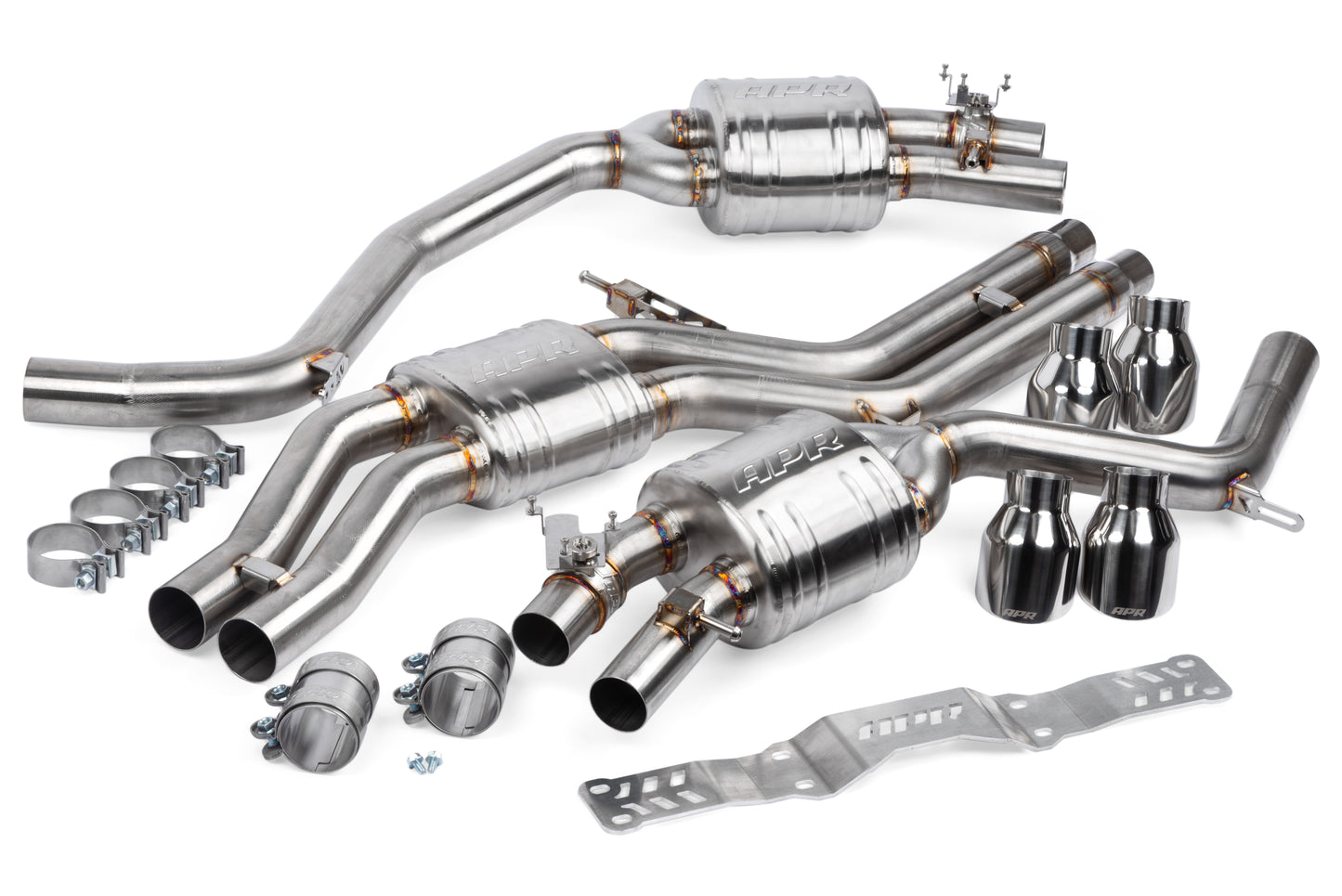 APR Catback Exhaust System (w/ Center Muffler) - S6/S7 (C7)