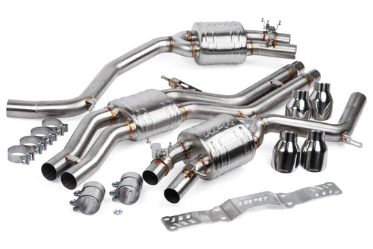 APR Catback Exhaust System (w/ Center Muffler) - S6/S7 (C7)