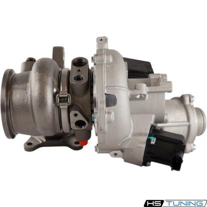 BMTS 40009785 turbocharger assembly with electronic actuator components
