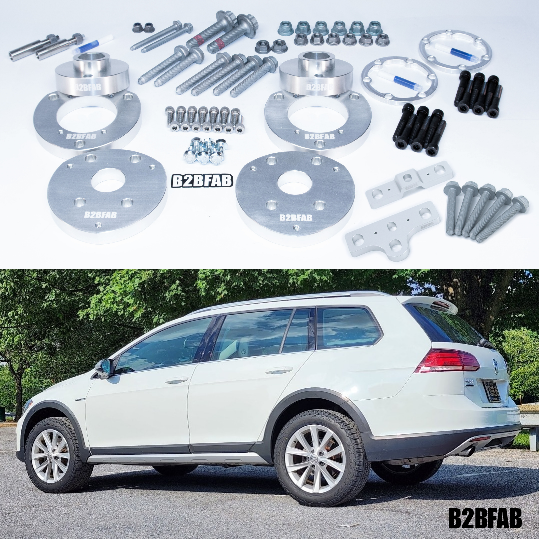 B2BFAB VW Golf Alltrack Mk7 2017 to 2019 Basic Lift Kit Package