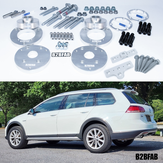 B2BFAB VW Golf Alltrack Mk7 2017 to 2019 Basic Lift Kit Package