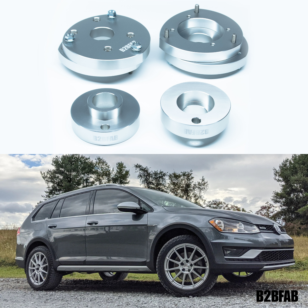 B2BFAB VW Golf Alltrack Mk7 Camber Correcting Lift Kit