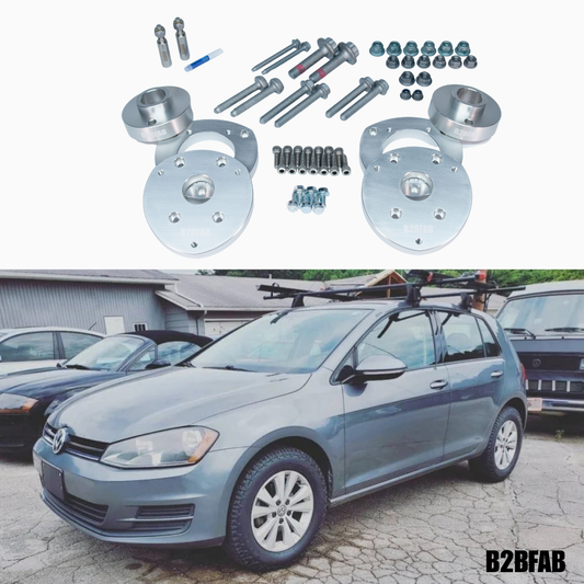 B2BFAB VW Golf | Sportwagen TDI Mk7 2015 Basic Lift Kit Package