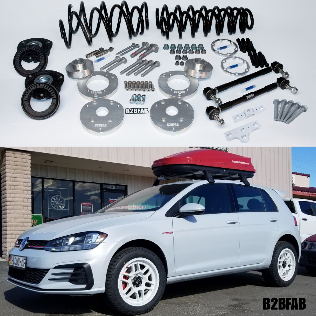 B2BFAB VW GTI Mk7 2015 to 2020 Complete Lift Kit Package