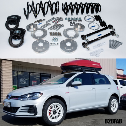B2BFAB VW GTI Mk7 2015 to 2020 Complete Lift Kit Package
