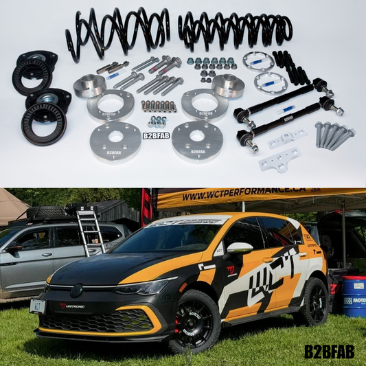 B2BFAB VW GTI Mk8 2022 to 2025 Complete Lift Kit Package