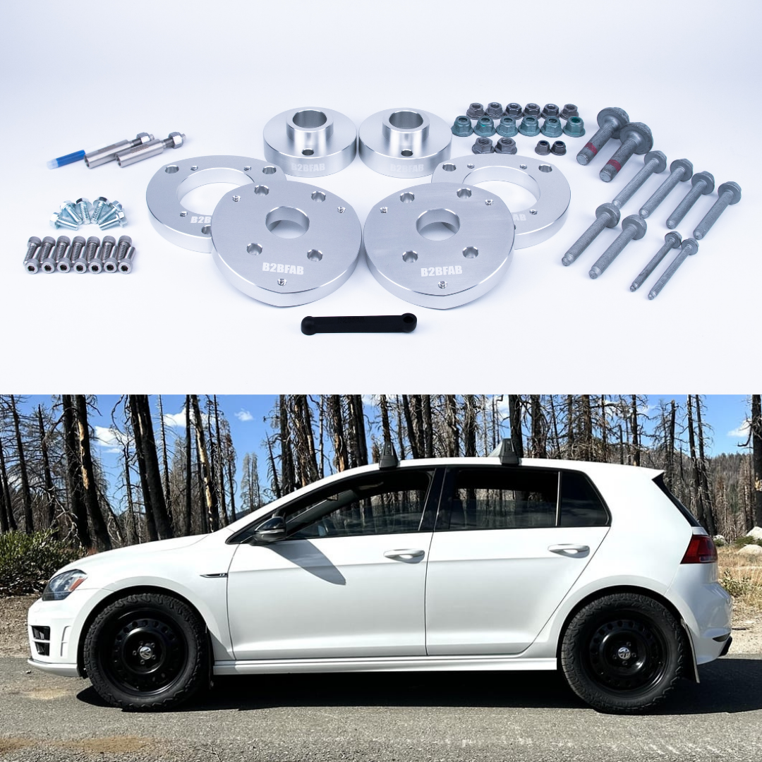 B2BFAB VW Golf R Mk7 Basic Lift Kit Package