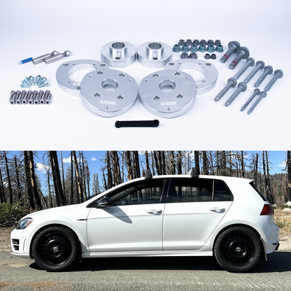 B2BFAB VW Golf R Mk7 Basic Lift Kit Package