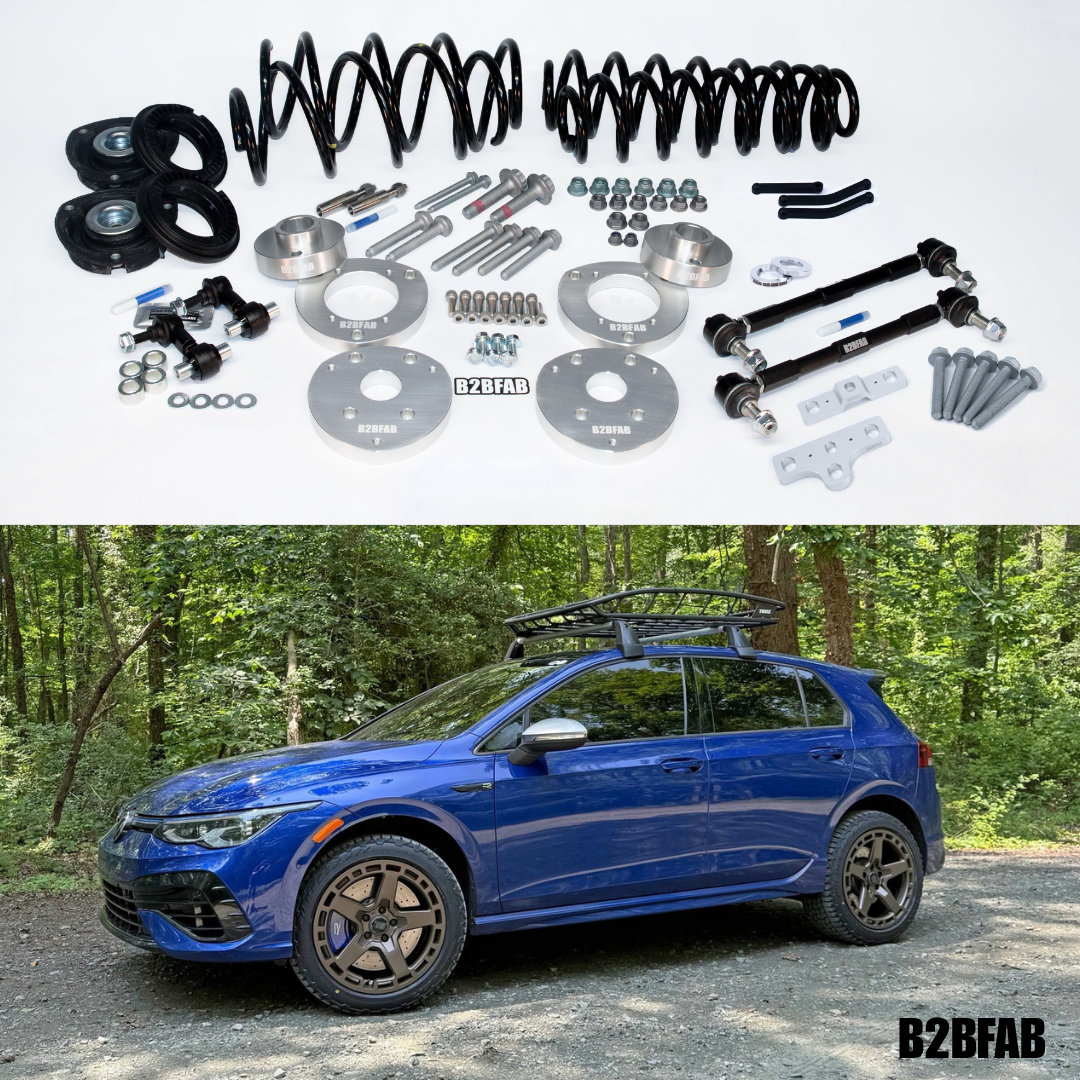 B2BFAB VW Golf R Mk8 2022 to 2026 Complete Lift Kit Package