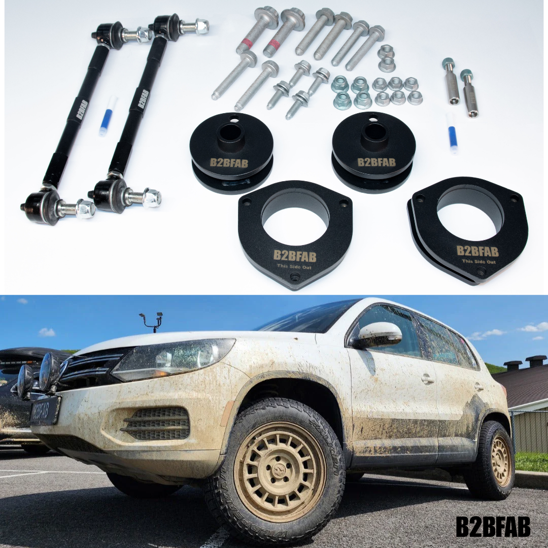 B2BFAB VW Tiguan Mk1 2009 to 2018 Complete Lift Kit Package