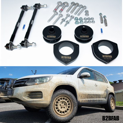 B2BFAB VW Tiguan Mk1 2009 to 2018 Complete Lift Kit Package