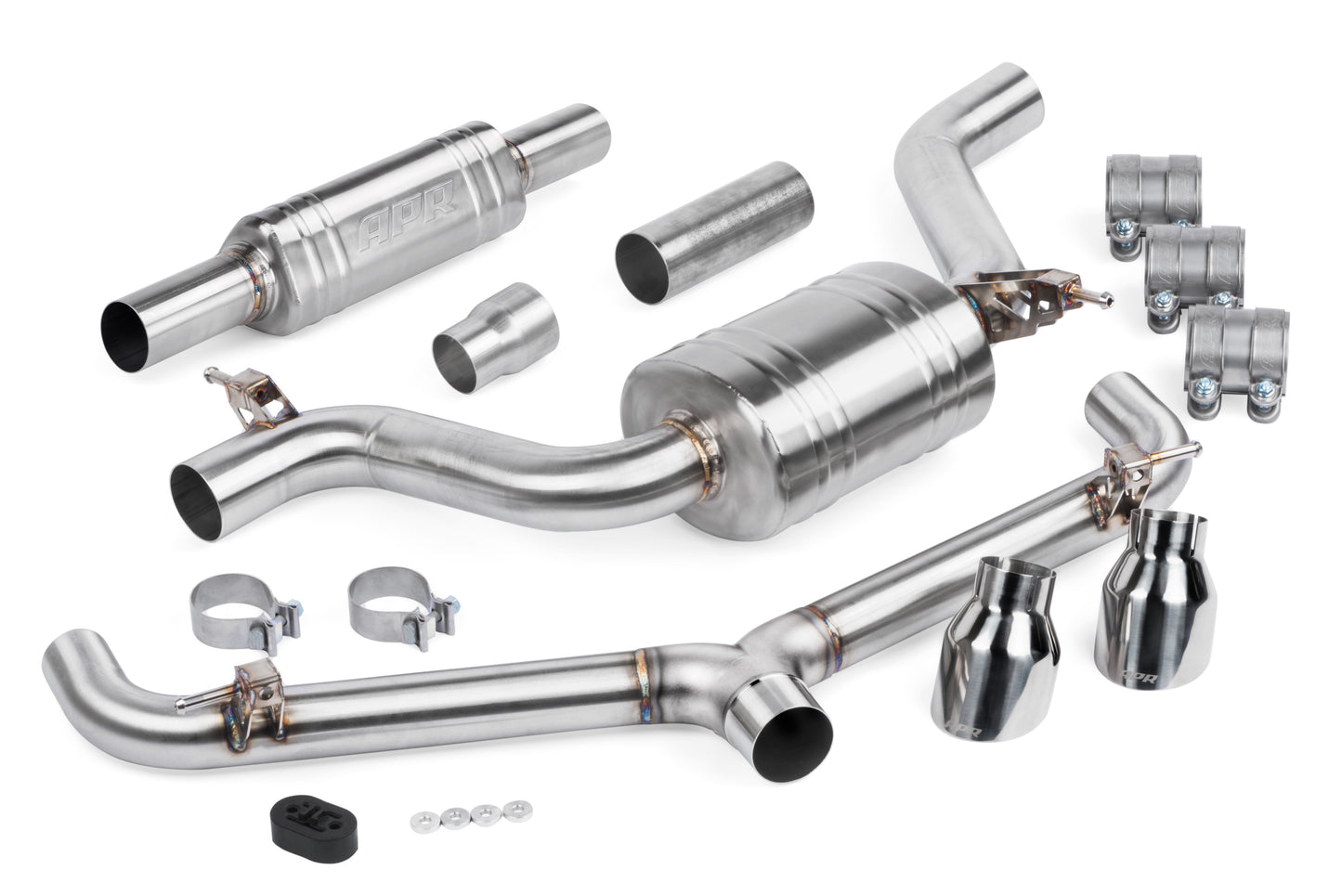 APR Catback Exhaust System (w/ Front Muffler) - GTI TRC (MK7.5)