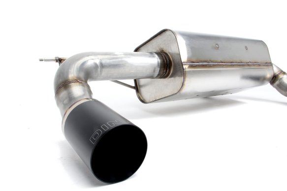 Dinan Free Flow Axle-Back Exhaust - 2016-2020 BMW 340i/440i Stainless Steel - Black Tips - F30/F32