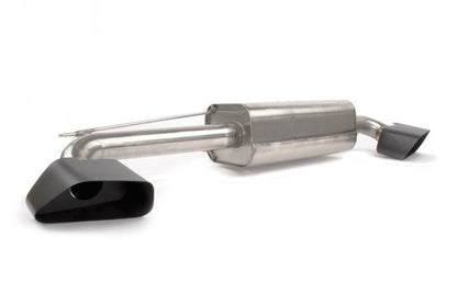 Dinan Free Flow Axle-Back Exhaust - 2017-2023 BMW 540i Stainless Steel - Black Tips - G30