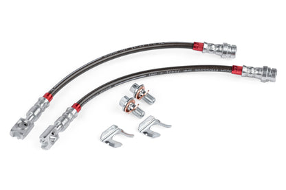 APR Braided Stainless Steel Brake Lines (Set of 2) - Rear