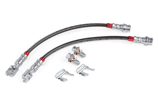 APR Braided Stainless Steel Brake Lines (Set of 2) - Rear
