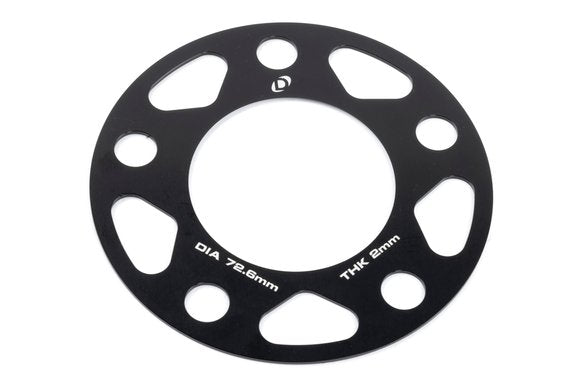 Dinan Spacers; 5x120 - 72.6mm CB - 2mm Thick Set of 2