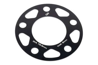 Dinan Spacers; 5x120 - 72.6mm CB - 2mm Thick Set of 2