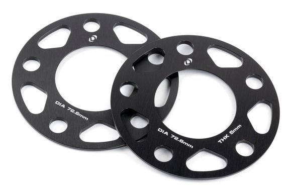 Dinan Spacers; 5x120 - 72.6mm CB - 5mm Thick Set of 2