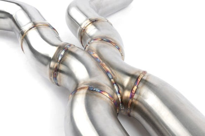 Dinan High Flow Middle Exhaust - 2020-2023 BMW X5M/X6M Stainless Steel - 3.25" - F95/F96