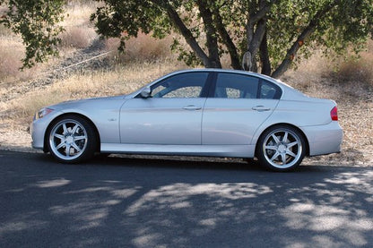 Dinan Free Flow Axle-Back Exhaust - 2007-2011 BMW 335i/335xi Stainless Steel - Black Tips - E90