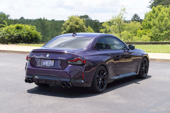 Dinan Valved Axle-Back Exhaust - 2022-2025 BMW M240i Stainless Steel - Black Tips - G42