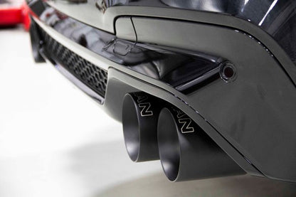 Dinan Free Flow Axle-Back Exhaust - 2020-2025 BMW X3M/X4M Stainless Steel - Black Tips - F97/F98