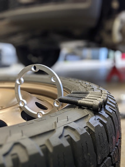 B2BFAB 108mm Axle Spacer Kit, For VW Mk7 | Mk6 | Mk5 |Mk4, One Kit Per Side
