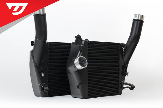 CSF x Unitronic Intercooler Upgrade for 4M RSQ8/Urus/Cayenne, Black Thermal Dispersion