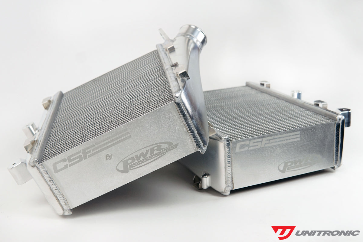 CSF x Unitronic Intercooler Upgrade for C8 RS6/RS7, Raw Billet Aluminum