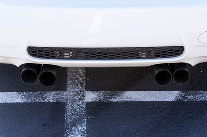 Dinan Free Flow Axle-Back Exhaust - 2008-2011 BMW M3 Stainless Steel - Black Tips - E90 - Sedan