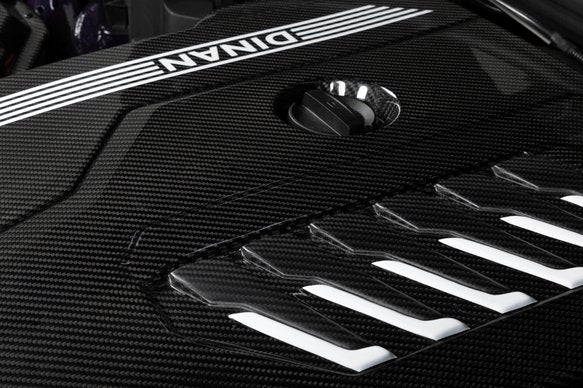 Dinan Gloss Carbon Fiber Engine Cover - 2020-2025 BMW B58D Gloss Carbon Fiber - G01/G02/G20/G22/G23/G26/G29/G42