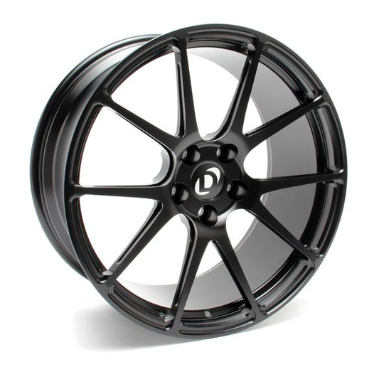 Forgeline GA1R Performance Wheel Set - 2008-2013 BMW M3 Front: 19 x 9 - Rear: 19 x 10 - Black - Dinan Center Cap - E90/E92/E93