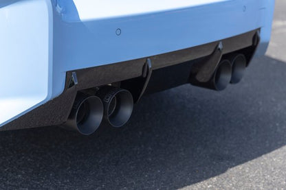 Dinan Valved Axle-Back Exhaust - 2023-2025 BMW M2 Stainless Steel - Black Tips - G87