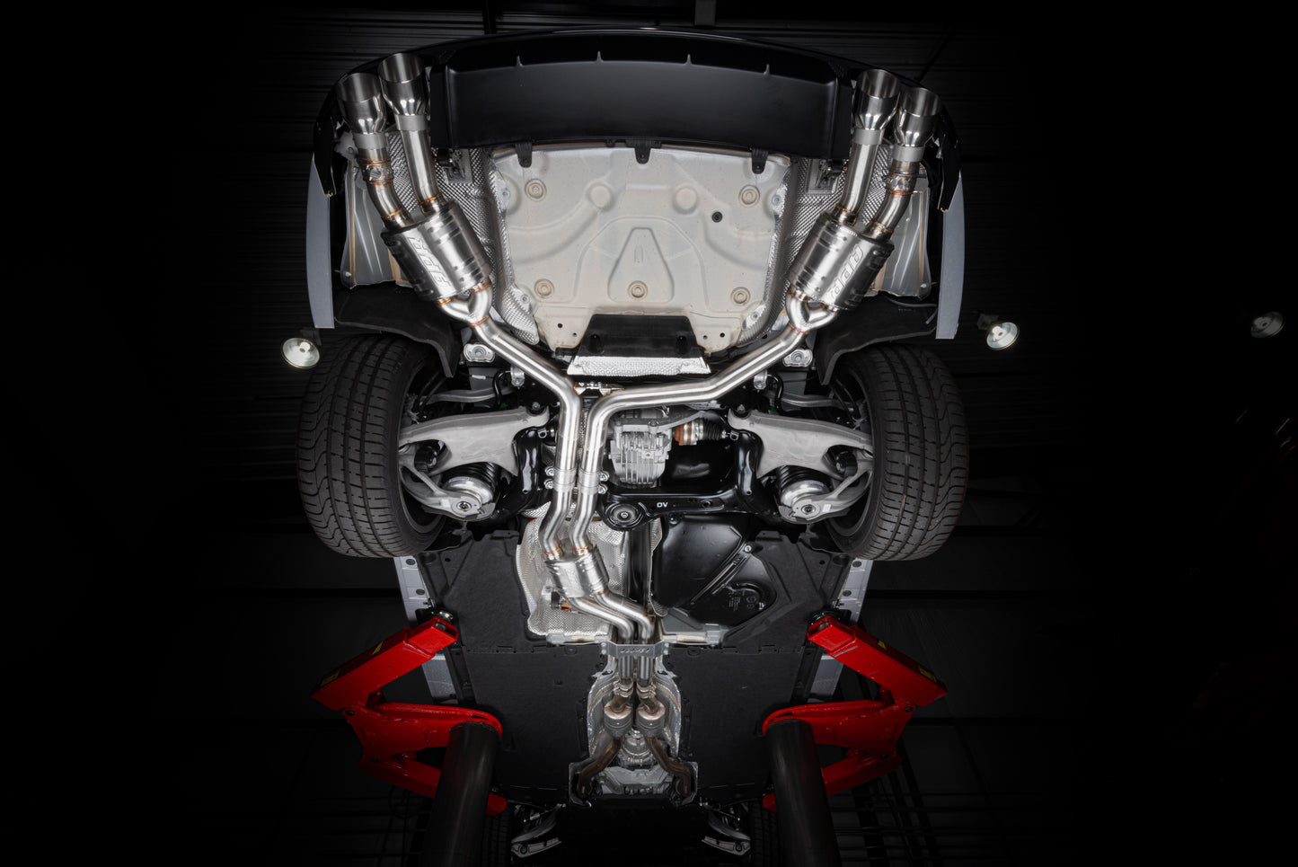 APR Catback Exhaust System (w/ Center Muffler) - S6/S7 (C7)