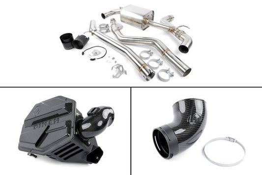 Dinan A9X GR Supra Foundation Package (F) Carbon Intake / Black Exhaust / Turbo Inlet