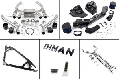 Dinan G8x M3/M4 Experience Package (E) Gloss Intake / Gloss Brace / Black Exhaust / X-Pipe / ZF8 Pedal Pads