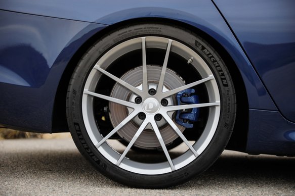 Forgeline AR1 Performance Wheel Set - 2018-2023 BMW M550i xDrive Front: 20 x 9 - Rear: 20 x 10 - Silver - Dinan Center Cap - G30