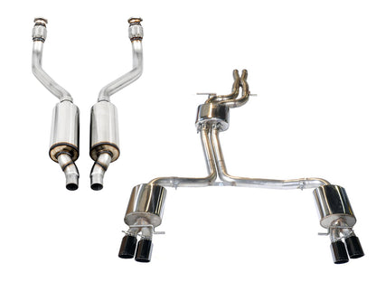 AWE Tuning B8 / B8.5 S5 Cabrio Touring Edition Exhaust - Resonated - Diamond Black Tips