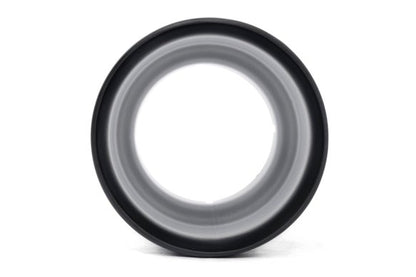 Dinan Double-Walled 4" Clamp-On Exhaust Tip (Black Ceramic) Black - 4" Outlet, 2.75" Inlet