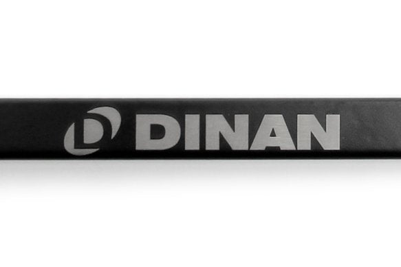 Dinan Slimline License Plate Frame Stainless Steel - Black